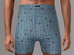 Мужские трусы plus size с принтом в виде лабиринта 317581