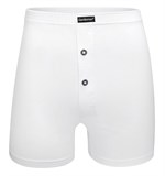 Мужские хлопковые трусы-боксеры с застежкой на две пуговицы 317590