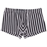 Черно-белые мужские трусы-боксеры 317814