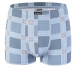Мужские трусы-боксеры plus size в крупную цветную клетку 317925