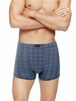 Мужские трусы-боксеры из клетчатого хлопкового полотна 317968
