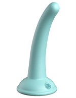 Аквамариновая насадка для страпона Curious Five на присоске - 14,6 см. - фото 480668