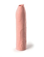 Телесная насадка-удлинитель Uncut Silicone Penis Enhancer - 17,8 см. - фото 1378538