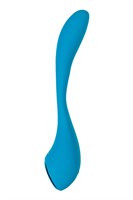 Синий гибкий вибратор Satisfyer G-Spot Flex 5+ - 19,6 см. - фото 1379125