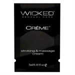 Крем для массажа и мастурбации Wicked Stroking and Massage Creme - 3 мл. - фото 481392