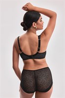 Черный бюстгальтер с мягкой plus size чашкой Celeste 326195