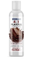 Массажный гель 4-в-1 Chocolate Sensation с ароматом шоколада - 29,5 мл. - фото 1379812