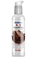 Массажный гель 4-в-1 Chocolate Sensation с ароматом шоколада - 118 мл. - фото 1379813