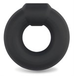 Черное эрекционное кольцо Ultra Soft Platinum Cure Silicone Cockring - фото 1419229