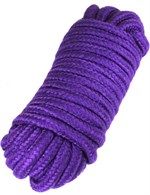 Фиолетовая верёвка для бондажа и декоративной вязки - 10 м. - фото 1432104