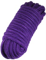 Фиолетовая верёвка для бондажа и декоративной вязки - 10 м. - фото 1432103