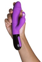 Фиолетовый вибратор-кролик Ares 2.0 - 20,6 см. - фото 1411690