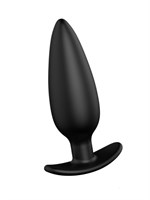 Черная анальная пробка №07 Self Penetrating Butt Plug - 12 см. - фото 1380100
