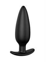 Черная анальная пробка №07 Self Penetrating Butt Plug - 12 см. - фото 1380096