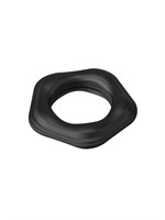Черное эрекционное кольцо №05 Cock Ring - фото 1380109