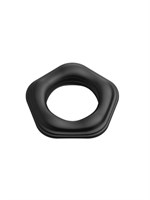 Черное эрекционное кольцо №05 Cock Ring - фото 1380110