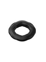 Черные эрекционное кольцо №06 Cock Ring - фото 1380113