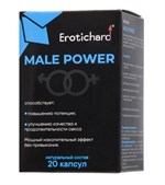 Капсулы для мужчин Erotichard male power - 20 капсул (0,370 гр.) 330256 - фото 59104