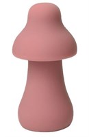 Розовый перезаряжаемый клиторальный стимулятор-грибочек Protruding Mushroom - фото 482286