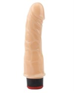 Телесный вибратор-реалистик 7 Vibrating Dildo - 18 см. 330330 - фото 579814