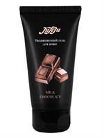 Съедобный гель-лубрикант на водной основе JuLeJu Milk Chocolate с ароматом шоколада - 50 мл. 330367 - фото 627253