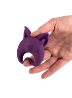 Фиолетовое перезаряжаемое эрекционное кольцо Kitten Kiki - фото 1380367