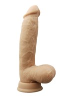 Телесный фаллоимитатор 8 Silicone Cock With Balls - 21 см. 330420 - фото 593386