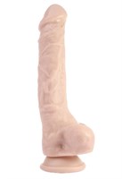 Телесный фаллоимитатор Sex Pleaser Dildo - 24,4 см. 330429 - фото 593391