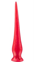 Красный фаллоимитатор  Слинк small  - 35 см. - фото 482580