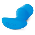 Синяя пробка для ношения B-vibe Snug Plug 5 - 14 см. - фото 1380477