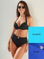 Однотонный купальник Daiquiri: формованный лиф и высокие плавки 331205