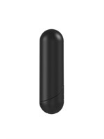 Черная перезаряжаемая анальная пробка №08 Cone-shaped butt plug - 13,5 см. - фото 1416424