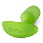 Лаймовая пробка для ношения B-vibe Snug Plug 3 - 12,7 см. - фото 1380729