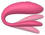 Розовый вибратор для пар We-Vibe Sync Lite - фото 1380748