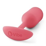 Розовая пробка для ношения B-vibe Snug Plug 2 - 11,4 см. - фото 1380765