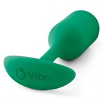 Зеленая пробка для ношения B-vibe Snug Plug 2 - 11,4 см. - фото 1380771