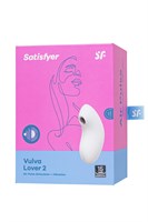 Белый вакуум-волновой вибростимулятор Vulva Lover 2 - фото 1380889