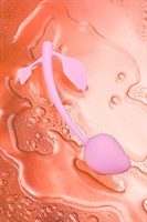 Розовый вагинальный шарик Aster - фото 1431280