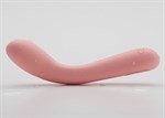 Розовый изогнутый вибратор Iroha Mai Toki - 17,4 см. - фото 1418781