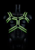 Стильная портупея Body Harness с неоновым эффектом - размер L-XL - фото 1412887