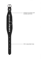 Черные наручники Diamond Studded Wrist Cuffs - фото 1412921