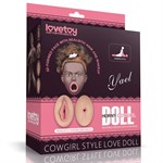 Темнокожая секс-кукла с реалистичными вставками Cowgirl Style Love Doll - фото 1419303