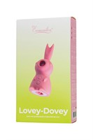 Розовый вакуум-волновой стимулятор клитора Lovey-Dovey - фото 1431652