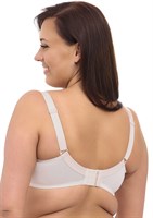 Однотонный бюстгальтер plus size на косточках с чашками из микрофибры 339038 Однотонный бюстгальтер plus size на косточках с чашками из микрофибры 339038