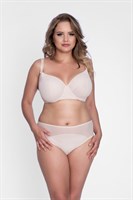 Однотонный бюстгальтер plus size на косточках с чашками из микрофибры 339038 Однотонный бюстгальтер plus size на косточках с чашками из микрофибры 339038