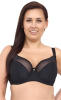 Однотонный бюстгальтер на косточках с мягкой чашкой plus size 339041 Однотонный бюстгальтер на косточках с мягкой чашкой plus size 339041