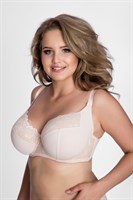 Бюстгальтер на косточках с мягкими чашками plus size и кружевом 339042 - фото 660595