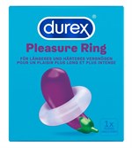 Прозрачное эрекционное кольцо Durex Pleasure Ring 339241 - фото 582076