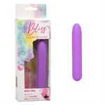 Фиолетовый мини-вибратор Bliss Liquid Silicone Mini Vibe - 10,75 см. - фото 1414849