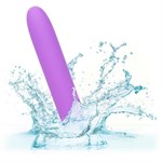 Фиолетовый мини-вибратор Bliss Liquid Silicone Mini Vibe - 10,75 см. - фото 1414852